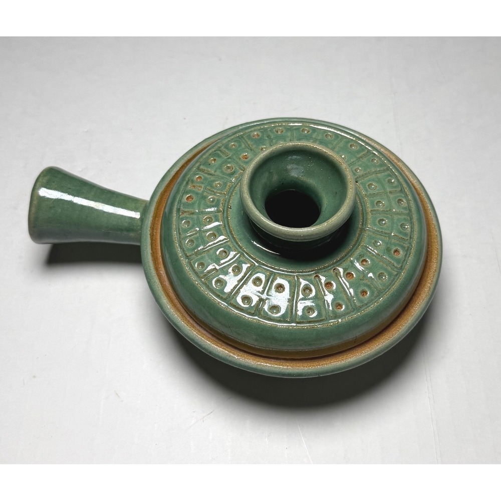 LB Skeries Egg Nooker Handmade Ceramic Microwave Egg Cooker Green Studio Pottery